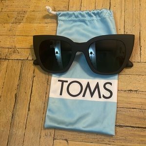 Matte Black Toms Womens Sunglasses